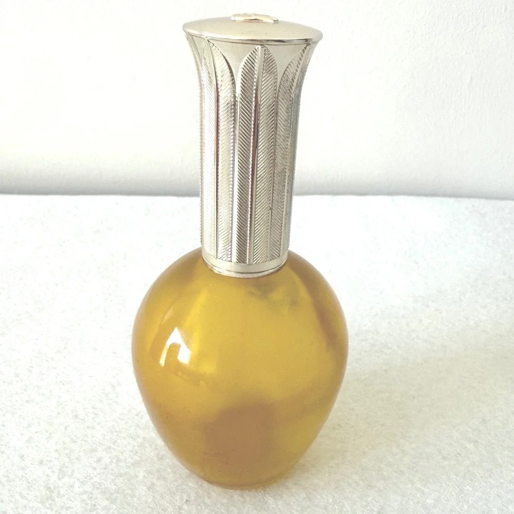 Vintage Avon Queen's Gold Cologne Mist Bottle 3 oz‎ Amber Glass Empty